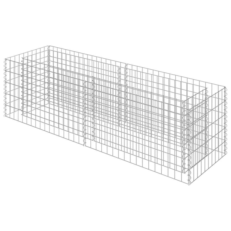 Load image into Gallery viewer, Vidaxl gabion plantenbak verhoogd 180x50x50 cm gegalvaniseerd staal