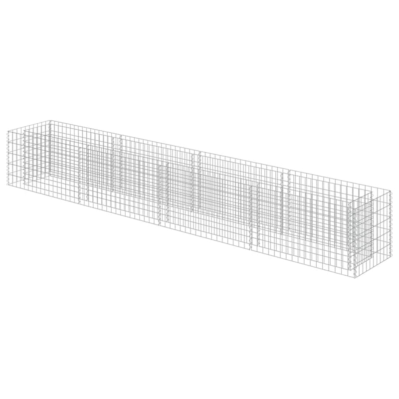 Load image into Gallery viewer, Vidaxl gabion plantenbak verhoogd 360x50x50 cm gegalvaniseerd staal