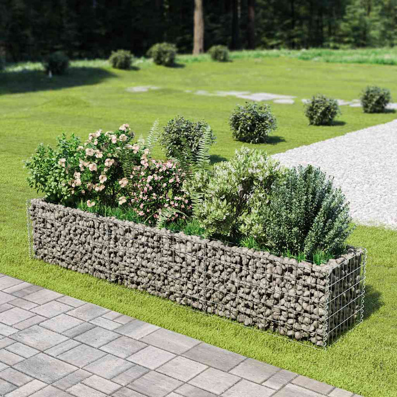 Load image into Gallery viewer, Vidaxl gabion plantenbak verhoogd 270x50x50 cm gegalvaniseerd staal