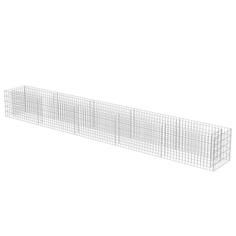 Load image into Gallery viewer, Vidaxl gabion plantenbak verhoogd 450x50x50 cm gegalvaniseerd staal