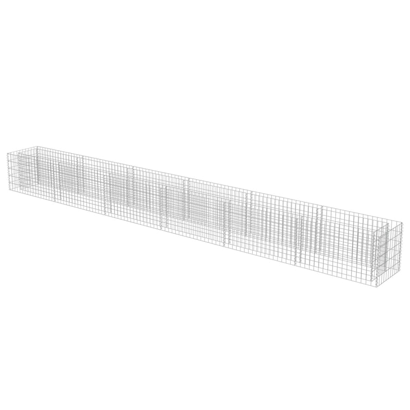 Load image into Gallery viewer, VidaXL Gabion plantenbak verhoogd 540x50x50 cm gegalvaniseerd staal