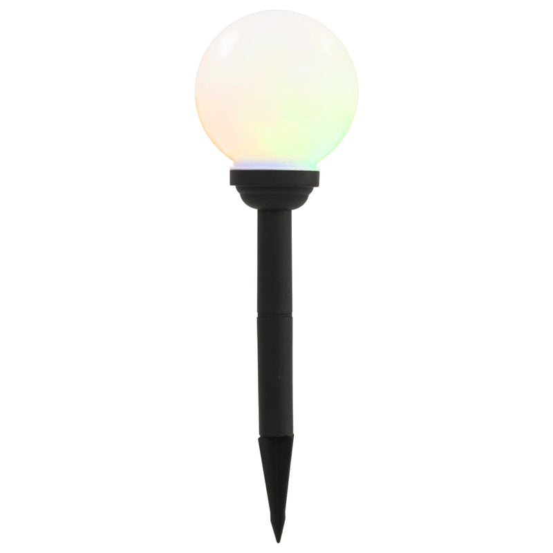 Load image into Gallery viewer, Vidaxl led-solarlampen rond 15 cm rgb 4 st