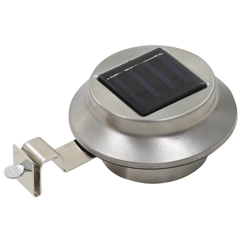 Load image into Gallery viewer, Vidaxl led-solarlampen rond 12 cm wit 6 st