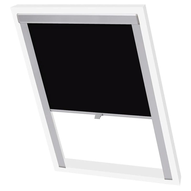 ギャラリービューアに画像をロードする, Vidaxl rolgordijn verduisterend zwart ck02