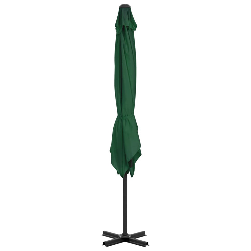 Chargez l'image dans la visionneuse de la galerie, Vidaxl zweefparasol met aluminium paal 250x250 cm groen