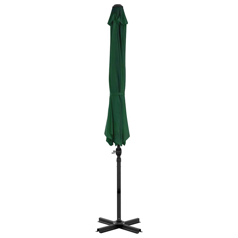 Chargez l'image dans la visionneuse de la galerie, Vidaxl zweefparasol met aluminium paal 300 cm groen