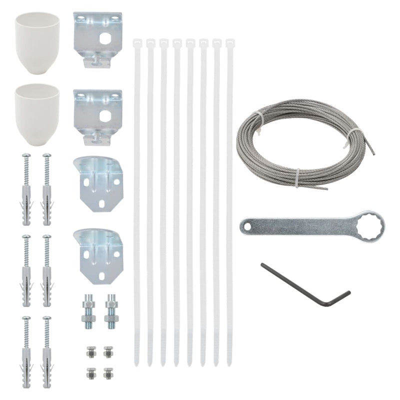 Load image into Gallery viewer, Vidaxl balkonscherm accessoireset 29-delig