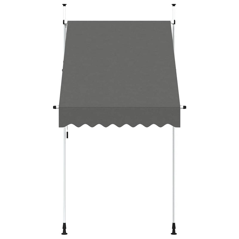 Load image into Gallery viewer, Vidaxl luifel handmatig uittrekbaar 150 cm antraciet