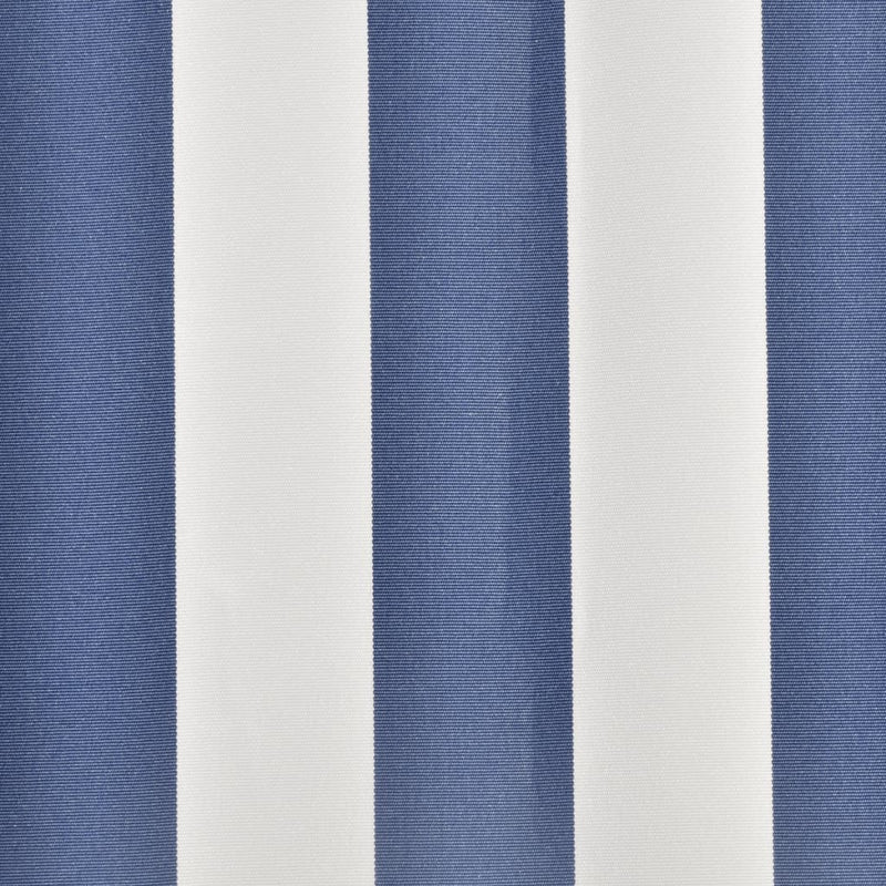 Load image into Gallery viewer, Vidaxl luifeldoek 450x300 cm canvas blauw en wit