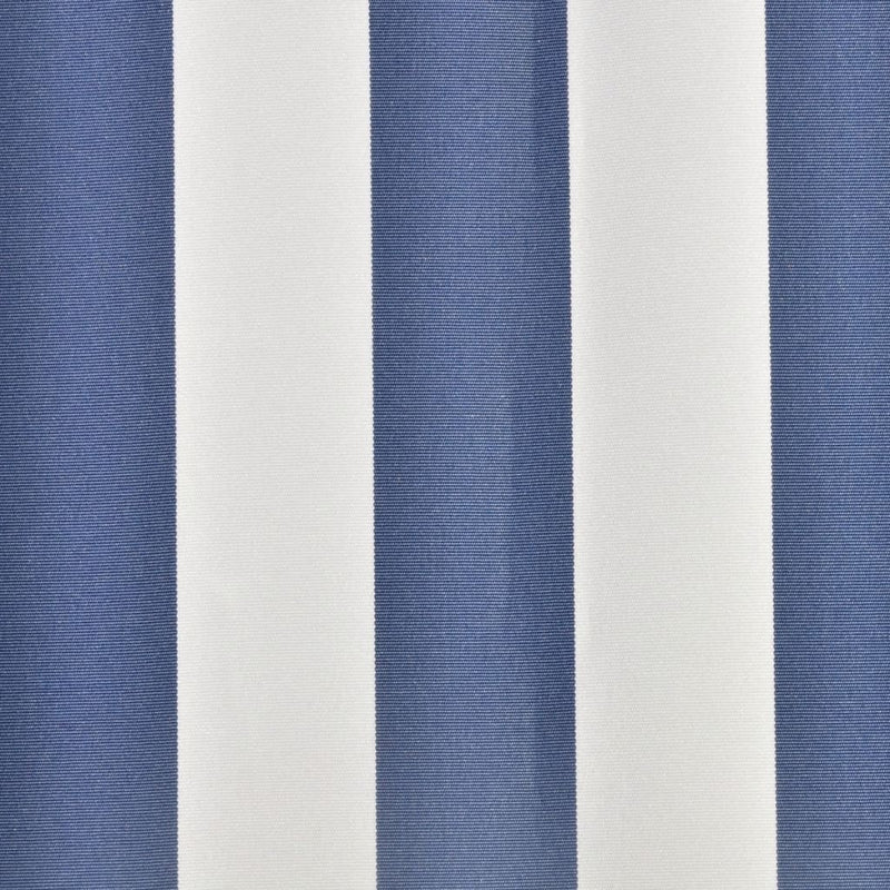 Load image into Gallery viewer, Vidaxl luifeldoek 500x300 cm canvas blauw en wit