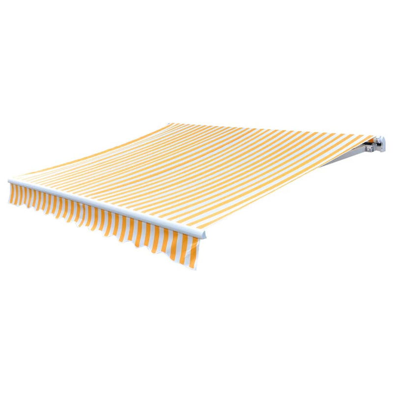 Load image into Gallery viewer, Vidaxl luifeldoek 500x300 cm canvas oranje en wit