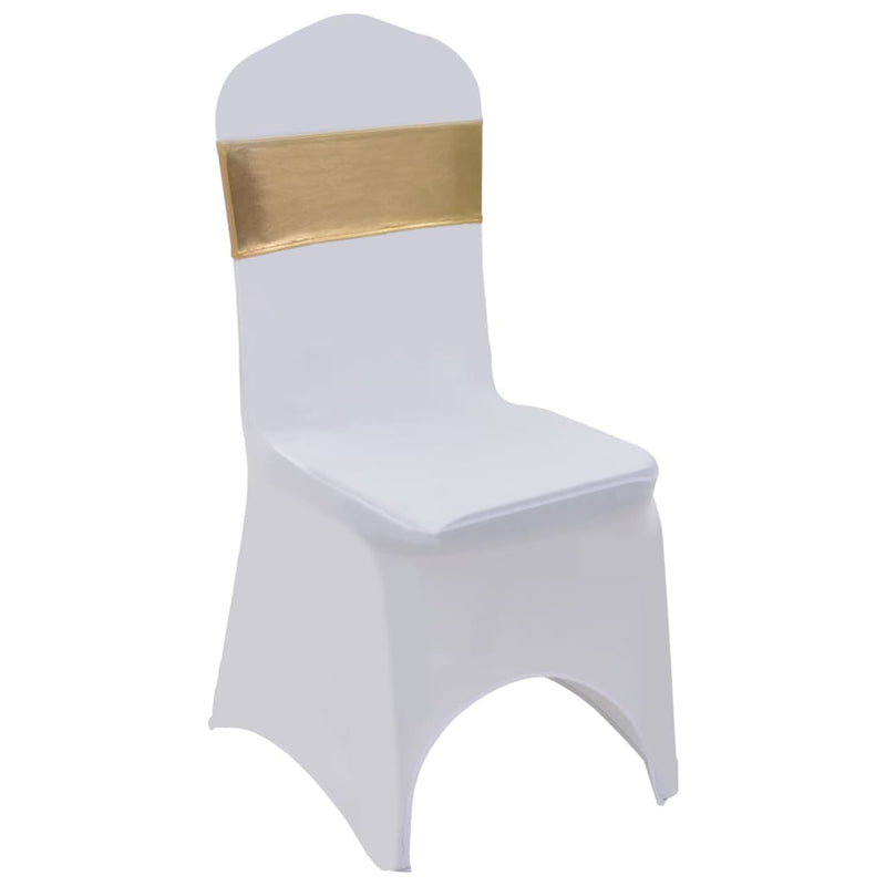 Load image into Gallery viewer, Vidaxl 25 st stoellint met diamant stretch goud