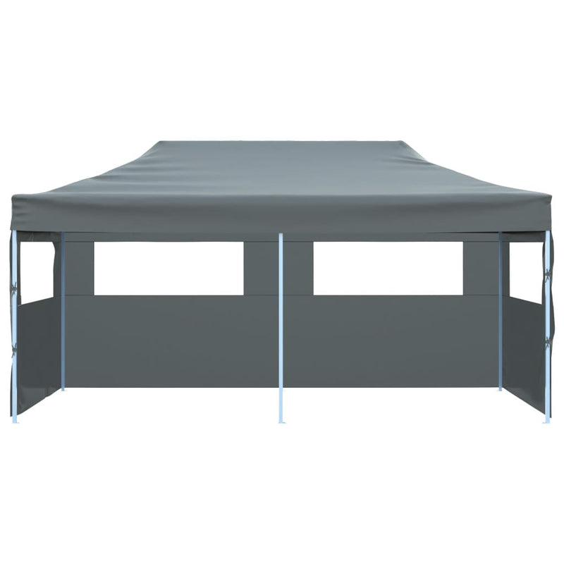 Load image into Gallery viewer, VidaXL Partytent pop-up inklapbaar met zijwanden 3x6 m antraciet