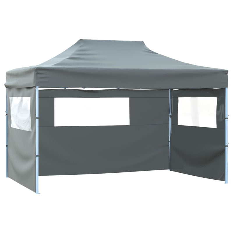 Load image into Gallery viewer, Vidaxl vouwtent met 3 wanden 431x291x315 cm antraciet