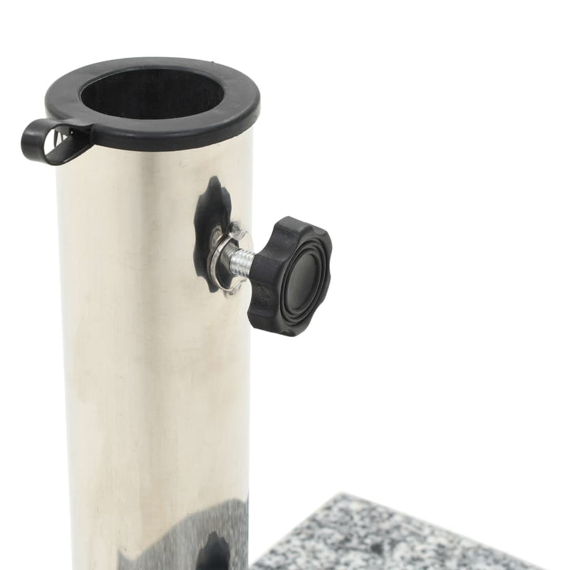Load image into Gallery viewer, Vidaxl parasolvoet gebogen 10 kg graniet grijs