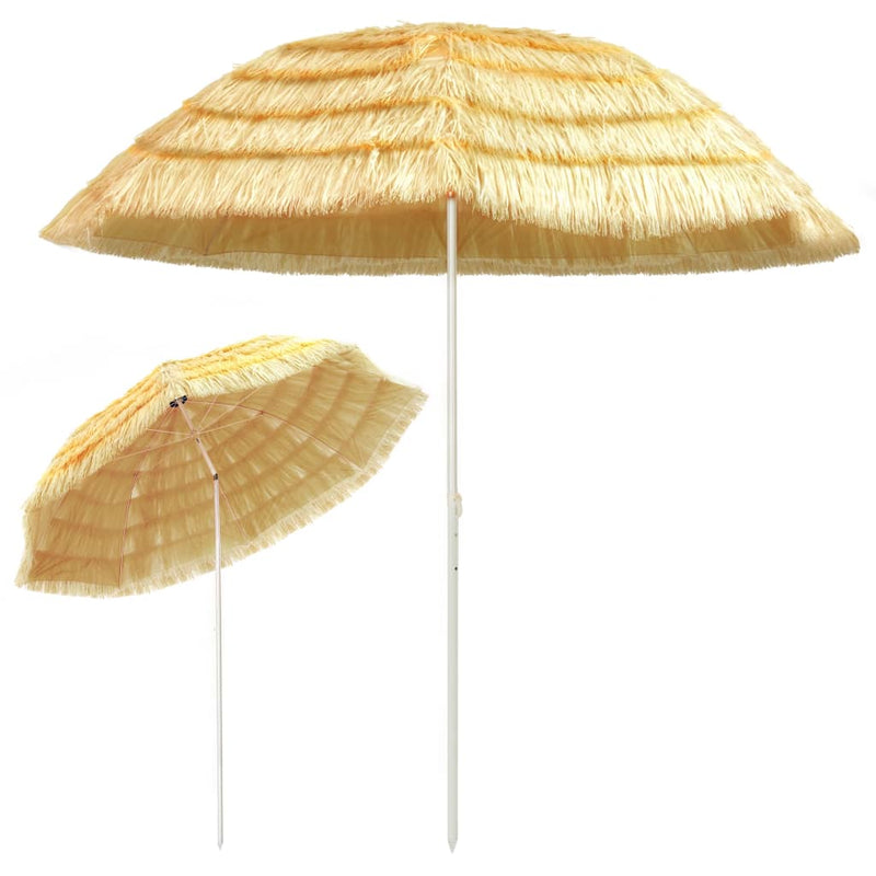 Laden Sie das Bild in Galerie -Viewer, Vidaxl strandparasol hawaï stijl 300 cm naturel