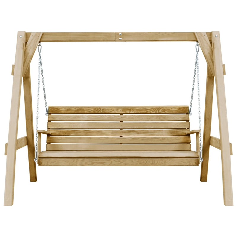 Load image into Gallery viewer, VidaXL Schommelbank 205x150x157 cm geïmpregneerd grenenhout