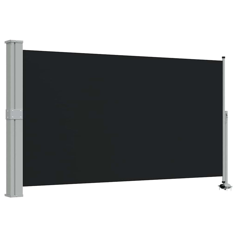 Load image into Gallery viewer, Vidaxl tuinscherm uittrekbaar 140x300 cm zwart