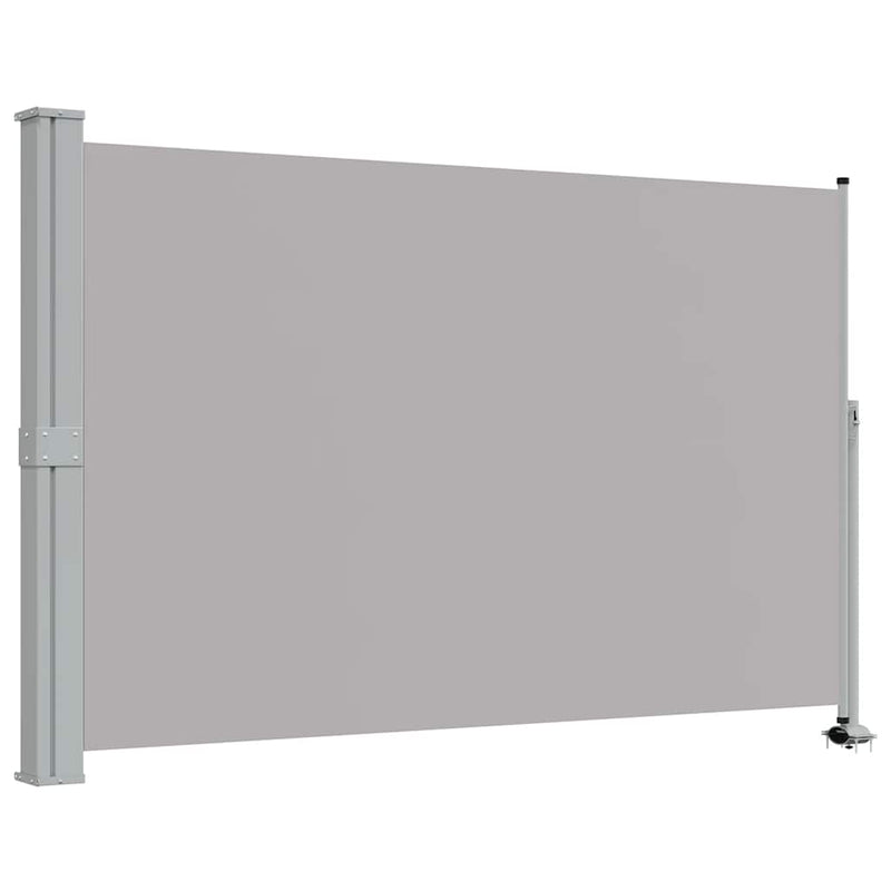 Load image into Gallery viewer, Vidaxl tuinscherm uittrekbaar 160x300 cm grijs