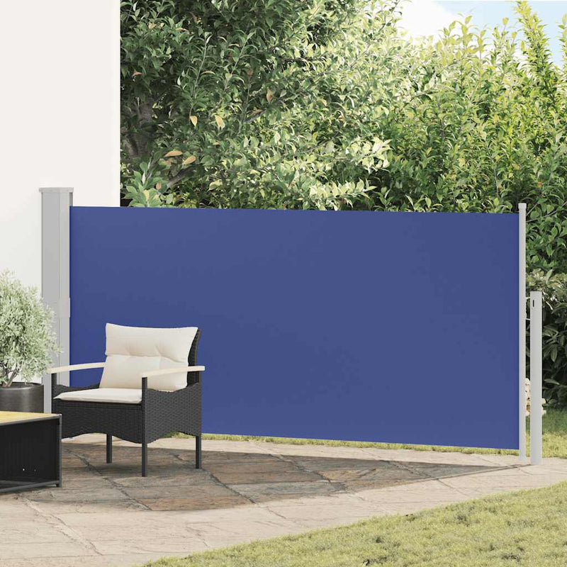 Load image into Gallery viewer, Vidaxl windscherm uittrekbaar 140x300 cm blauw