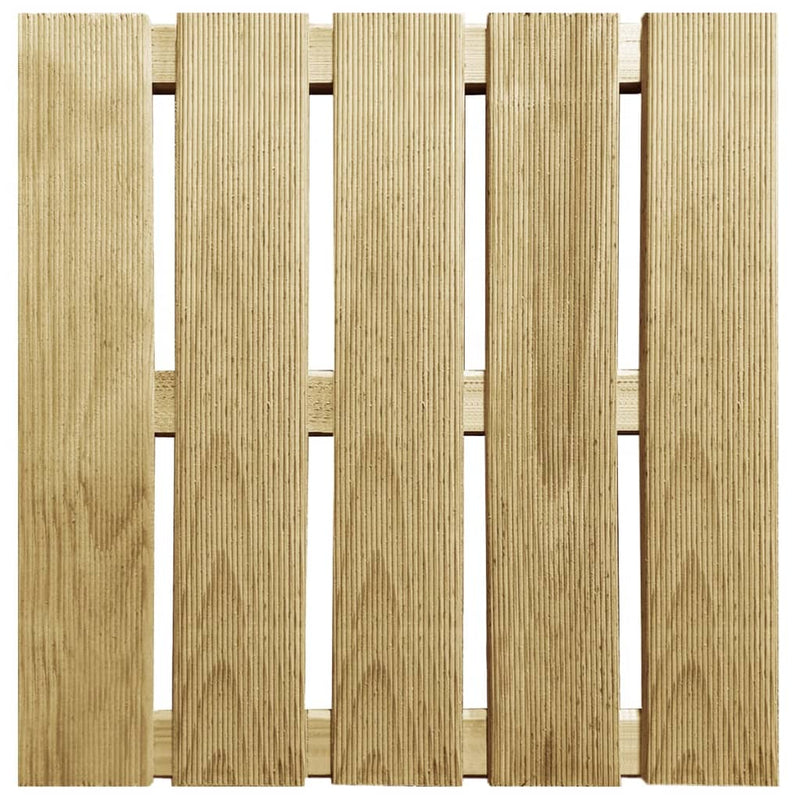 Load image into Gallery viewer, VidaXL Terrastegels 6 st 50x50 cm hout groen
