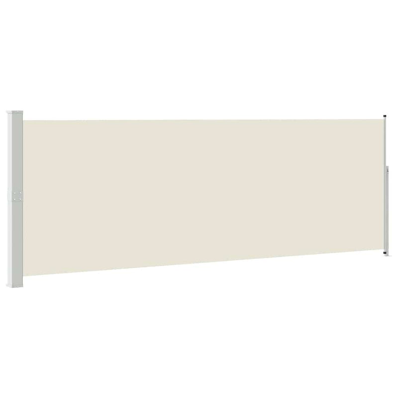 Load image into Gallery viewer, Vidaxl windscherm uittrekbaar 160x500 cm crème