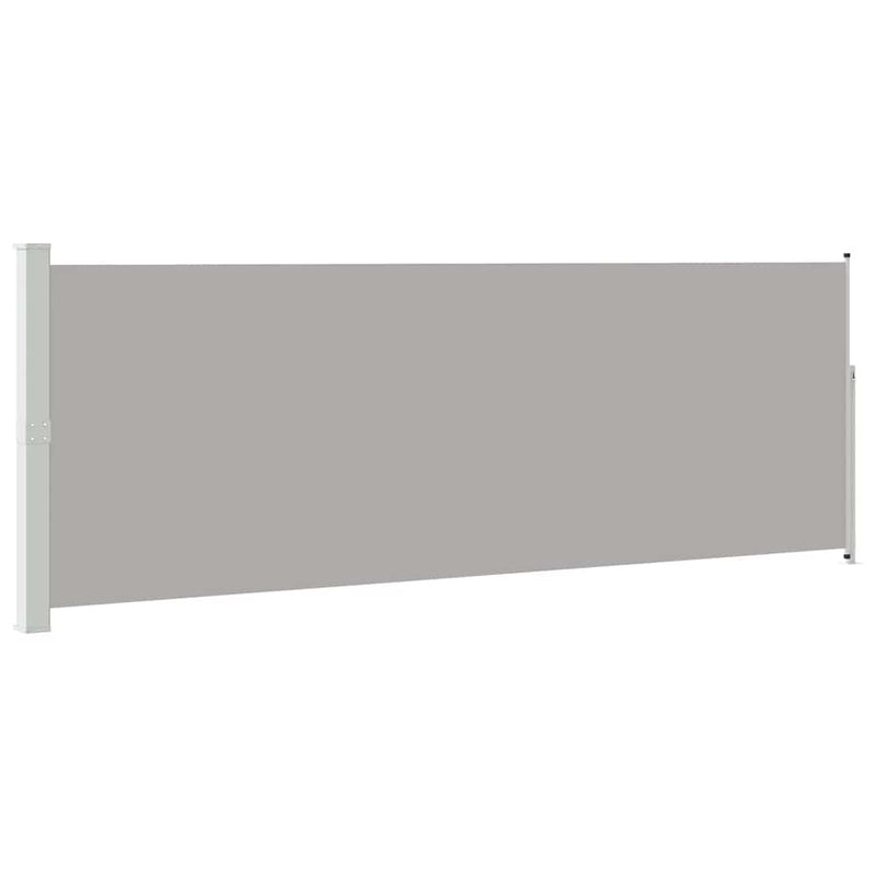 Load image into Gallery viewer, Vidaxl windscherm uittrekbaar 160x500 cm grijs