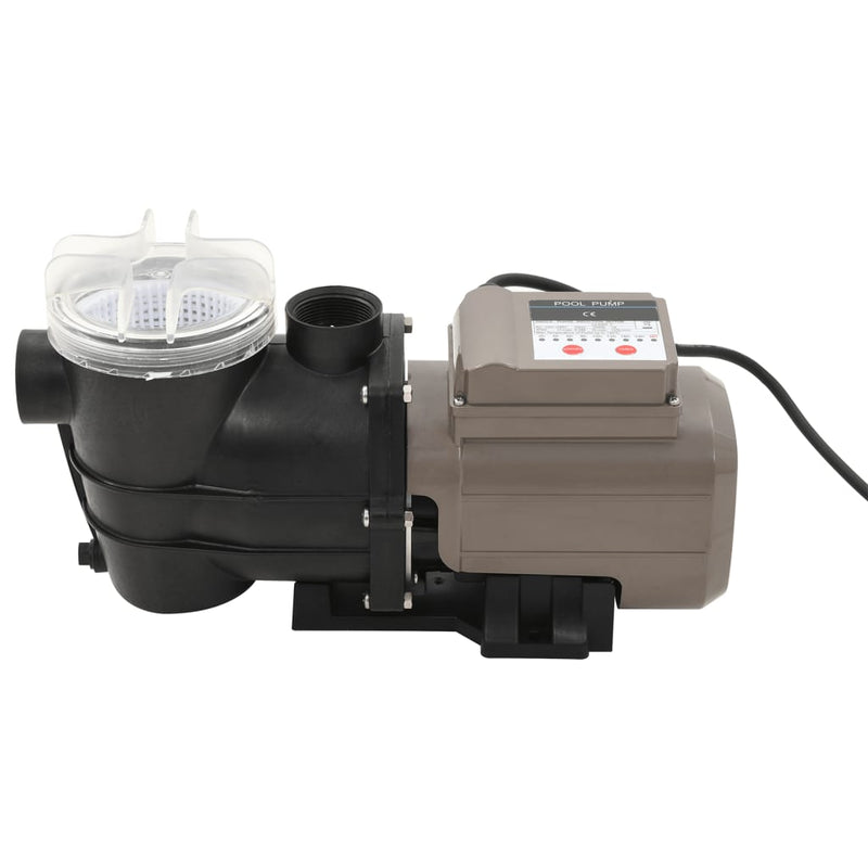 Load image into Gallery viewer, Vidaxl zwembadpomp met timer 0,25 pk 8000 l u zwart