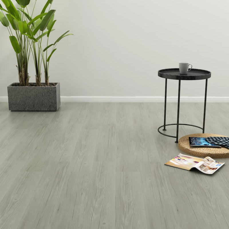 Load image into Gallery viewer, Vidaxl vloerplanken zelfklevend 4,46 m² 3 mm pvc grijs