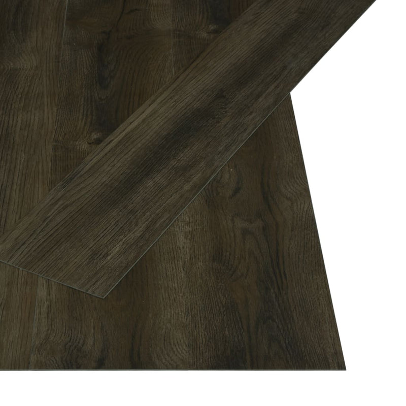 Load image into Gallery viewer, Vidaxl vloerplanken zelfklevend 4,46 m² 3 mm pvc donkerbruin