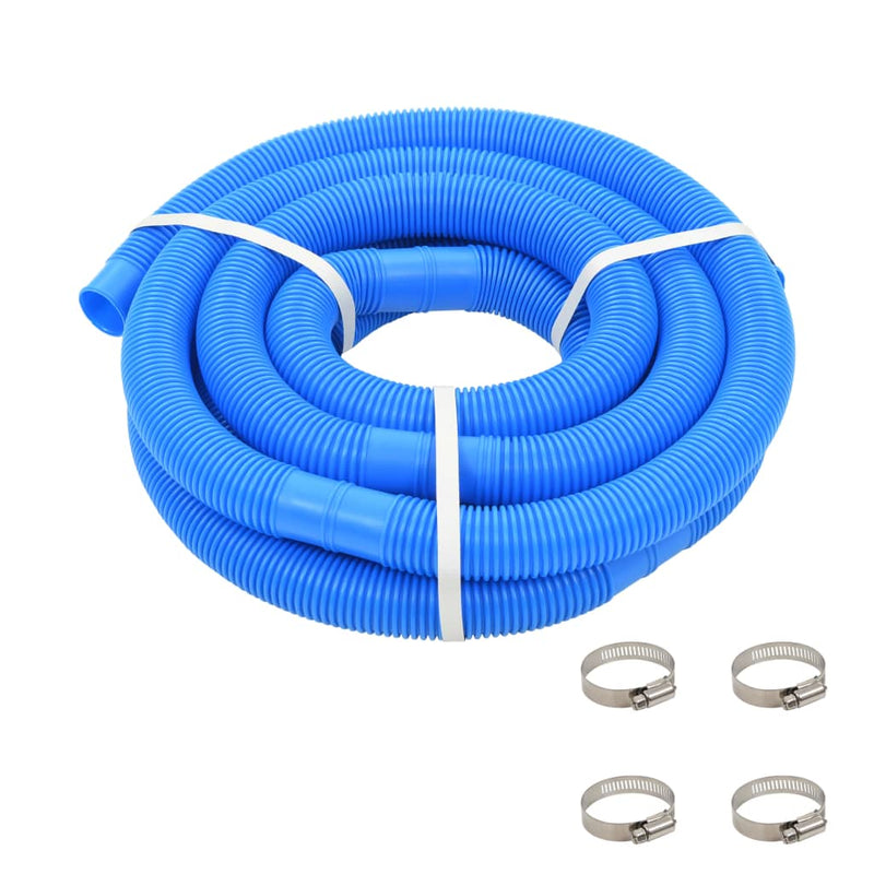 ギャラリービューアに画像をロードする, Vidaxl zwembadslang met klemmen 38 mm 6 m blauw