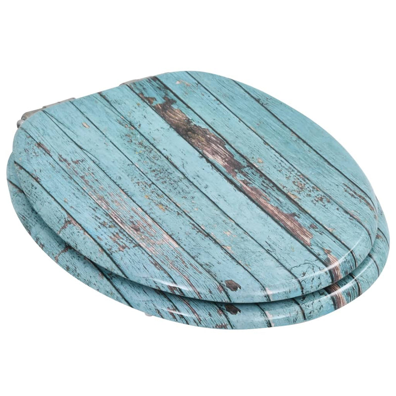 Load image into Gallery viewer, Vidaxl toiletbril met soft-close deksel oud hout mdf