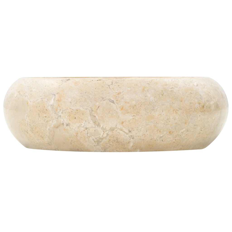 Load image into Gallery viewer, VidaXL Gootsteen 40x12 cm marmer crème