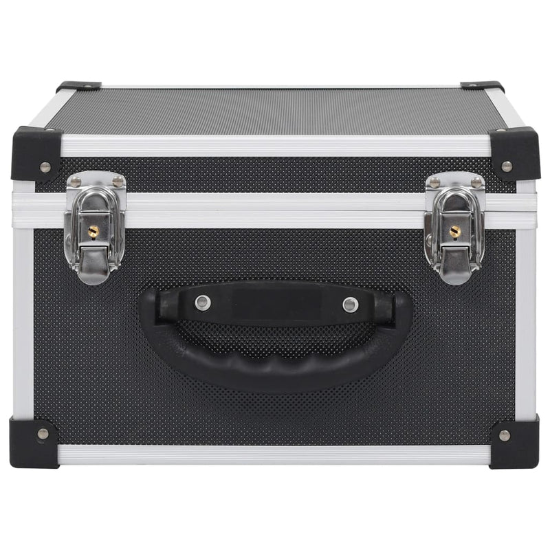 Load image into Gallery viewer, Vidaxl cd-koffer voor 40 cd's aluminium abs zwart