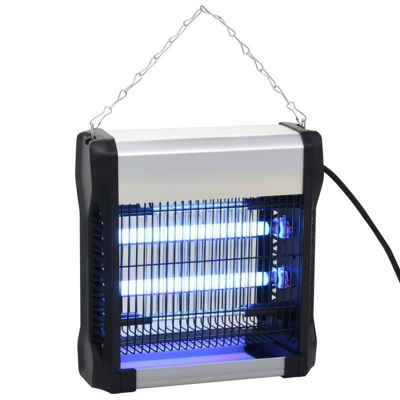 Load image into Gallery viewer, Vidaxl vliegendoder 12 w aluminium abs zwart