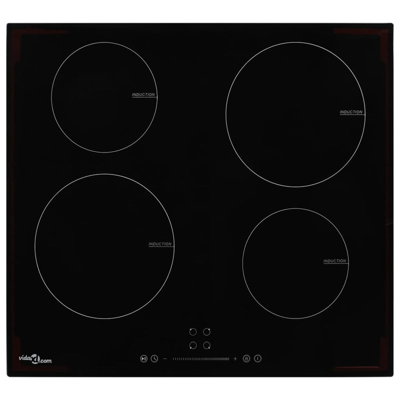 Load image into Gallery viewer, Vidaxl inductiekookplaat met 4 kookzones aanraakbediening 7000 w glas