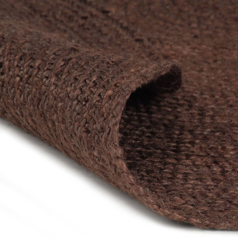 Load image into Gallery viewer, Vidaxl vloerkleed handgemaakt rond 120 cm jute bruin