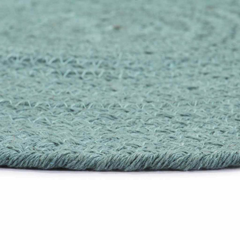 Afbeelding laden in galerijviewer, Vidaxl placemats 6 st rond 38 cm katoen effen groen