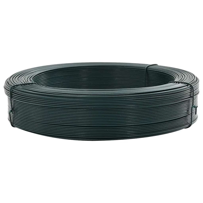 ギャラリービューアに画像をロードする, Vidaxl hekbinddraad 250 m 2,3 3,8 mm staal zwartachtig groen
