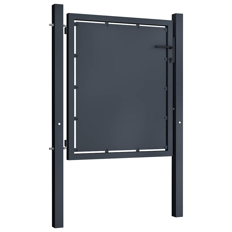 Load image into Gallery viewer, Vidaxl tuinpoort staal 100x100 cm antraciet