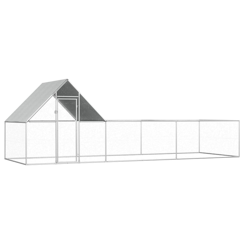 Load image into Gallery viewer, VidaXL Kippenren 6x2x2 m gegalvaniseerd staal
