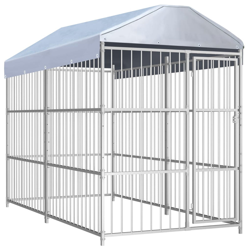 Load image into Gallery viewer, VidaXL Hondenkennel voor buiten met dak 300x150x200 cm