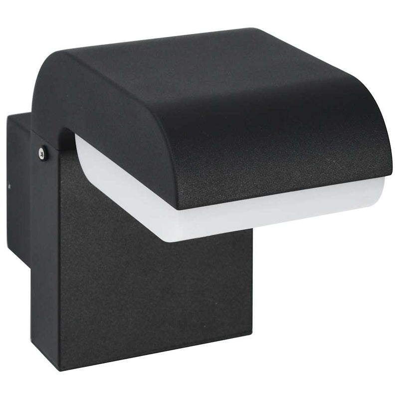 Cargue la imagen en el visor de la galería, Vidaxl led-buitenwandlamp 9 w ovaal zwart