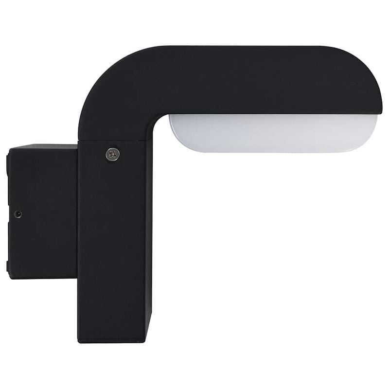 Cargue la imagen en el visor de la galería, Vidaxl led-buitenwandlamp 9 w ovaal zwart