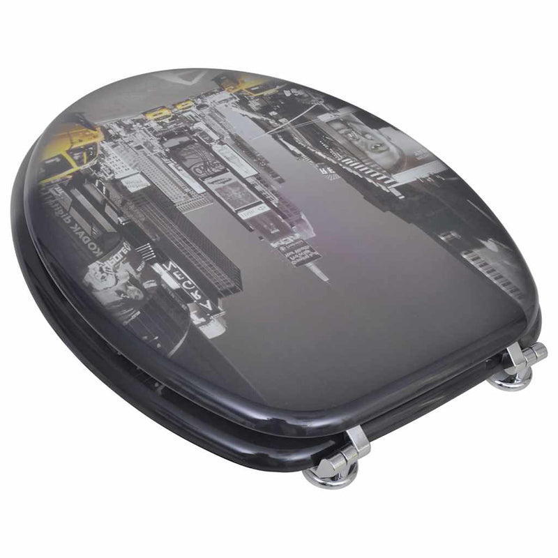 Load image into Gallery viewer, VidaXL Toiletbrillen met deksels 2 st York MDF