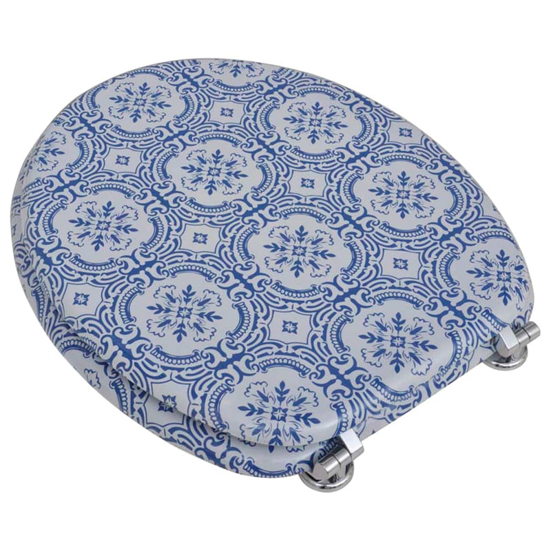 Load image into Gallery viewer, VidaXL Toiletbrillen met deksels 2 st porselein MDF