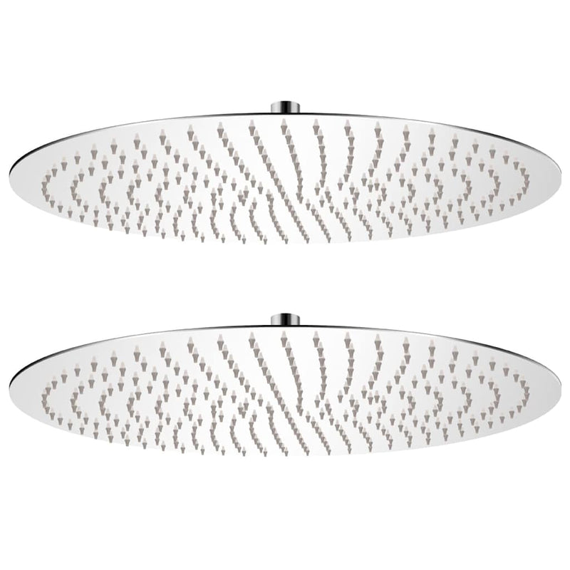 Cargue la imagen en el visor de la galería, Vidaxl regendouchekop 2 st rond 50 cm roestvrij staal