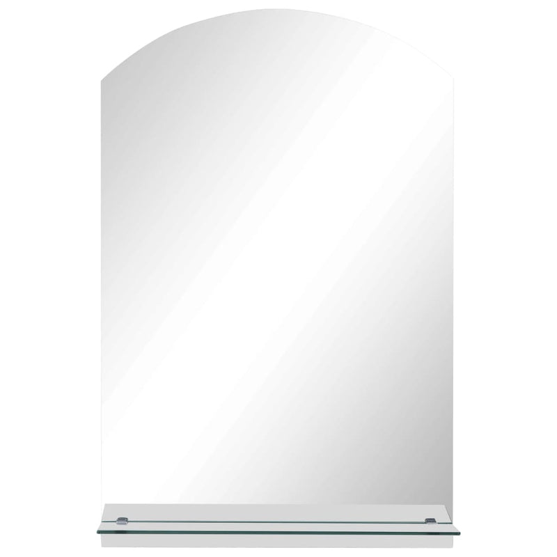Load image into Gallery viewer, Vidaxl wandspiegel met schap 40x60 cm gehard glas