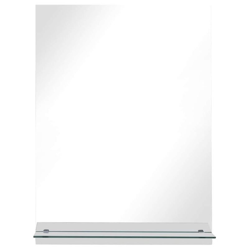Load image into Gallery viewer, Vidaxl wandspiegel met schap 50x70 cm gehard glas