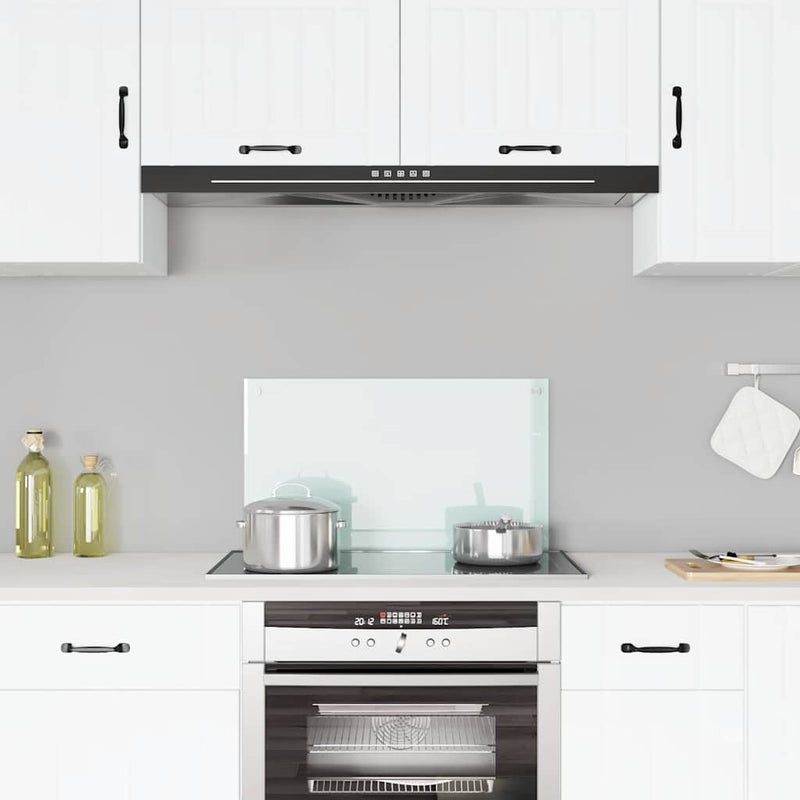 Load image into Gallery viewer, Vidaxl spatscherm keuken 70x40 cm gehard glas wit